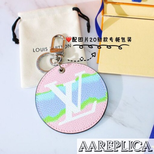 Replica Louis Vuitton M69273 LV Escale Key Holder and Bag Charm 3