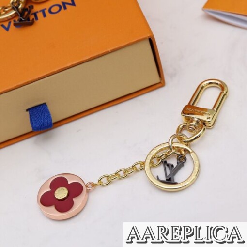 Replica LV Flash Flower Bag Charm and Key Holder Louis Vuitton M80258 4