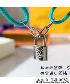 Replica Louis Vuitton Q95867 LV Silver Lockit X Virgil Abloh Bracelet 2