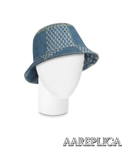 Replica LV MP2733 Louis Vuitton Damier Geant Wave Monogram Sun Hat