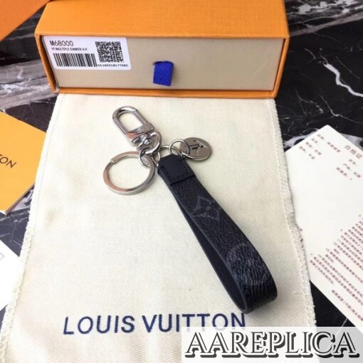 Replica LV M61950 Louis Vuitton Dragonne Bag Charm and Key Holder 4