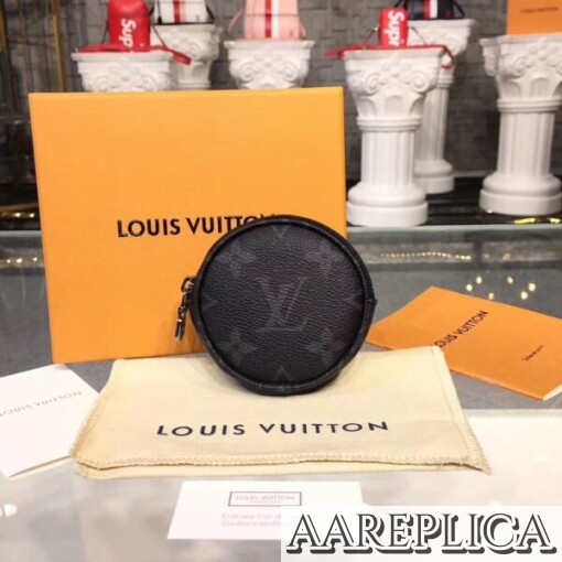 Replica LV Monogram Pouch Bag Charm And Key Holder Louis Vuitton M62796