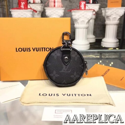 Replica LV Monogram Pouch Bag Charm And Key Holder Louis Vuitton M62796 2