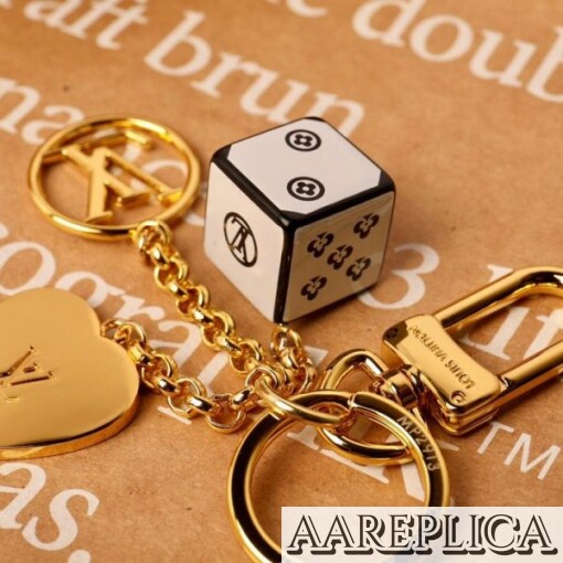 Replica LV MP2913 Louis Vuitton Game On Dice and Heart Bag Charm and Key Holder 2