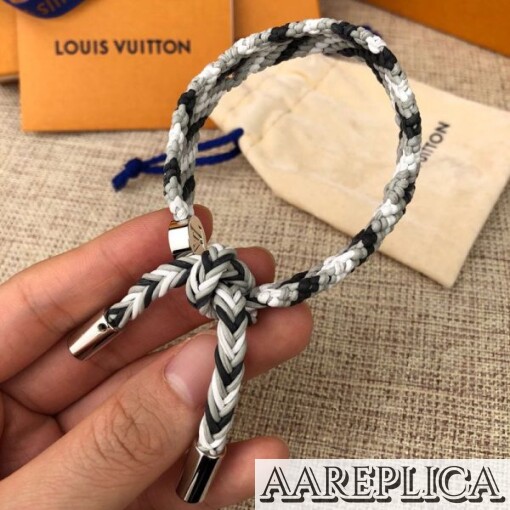 Replica Louis Vuitton Friendship Calf Leather Bracelet LV MP223E 4