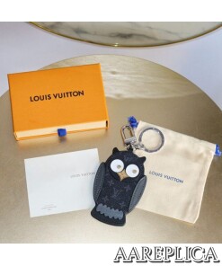 Replica LV Owl Bag Charm and Key Holder Louis Vuitton M69482 2