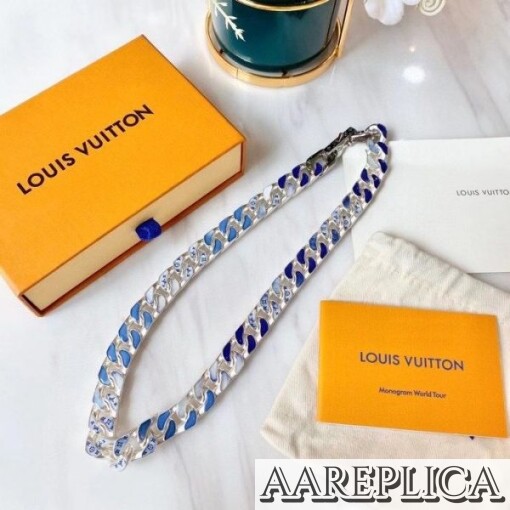 Replica LV MP2768 Louis Vuitton Monogram Clouds Necklace 5