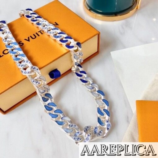 Replica LV MP2768 Louis Vuitton Monogram Clouds Necklace 6