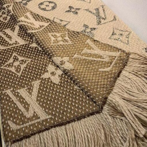 Replica LV M75884 Louis Vuitton Monogram Giant Jungle Logomania Scarf 3