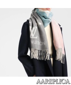 Replica LV M70868 Louis Vuitton Reykjavik Gradient Scarf