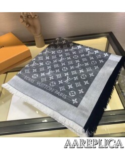 Replica LV M71378 Louis Vuitton Monogram Denim Shawl