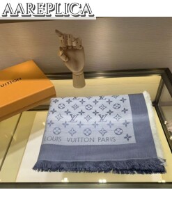 Replica LV M71382 Louis Vuitton Monogram Denim Shawl 2