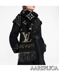 Replica LV M71588 Louis Vuitton Studdy Reykjavik Scarf