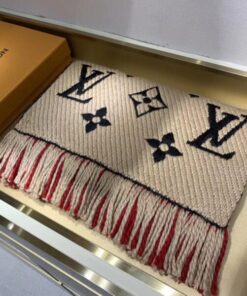 Replica LV M73886 Louis Vuitton Logomania Duo Scarf