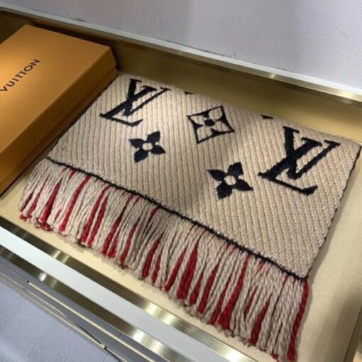 Replica LV M73886 Louis Vuitton Logomania Duo Scarf