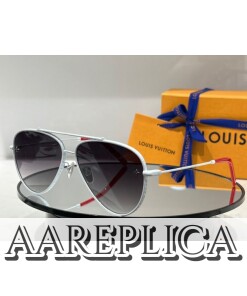 Replica Louis Vuitton The LV Pilot Sunglasses Z1637U 2