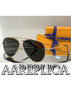 Replica Louis Vuitton The LV Pilot Sunglasses Z1618U 2