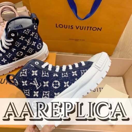 Replica Louis Vuitton LV Squad Sneaker Boot 1A9S16 6