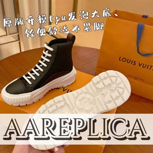 Replica LV Squad Sneaker Boot Louis Vuitton 1A96EU 2