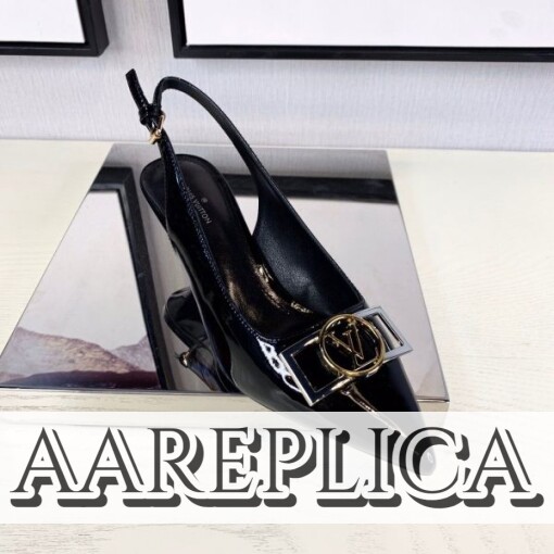 Replica Louis Vuitton Insider Slingback Pump LV 1A66BU 9