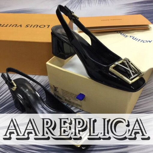 Replica Louis Vuitton Madeleine Slingback Pump LV 1A646Z 2