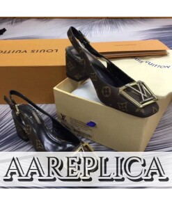 Replica Louis Vuitton Madeleine Slingback Pump LV 1A65O2 2