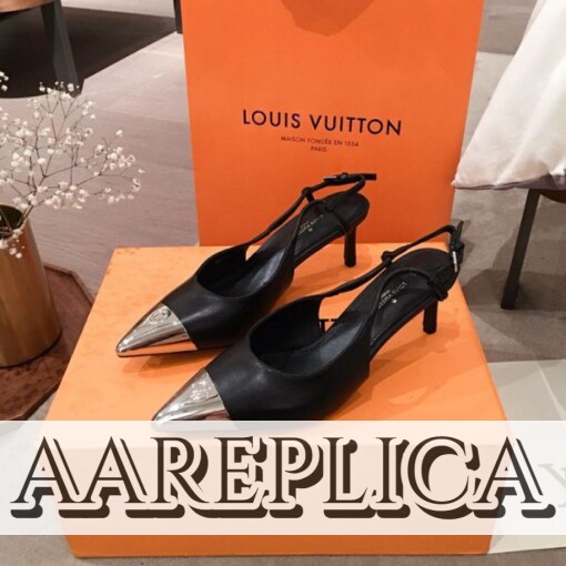 Replica Louis Vuitton Urban Twist Slingback Pump LV 1A5L68 2