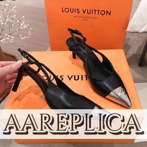 Replica Louis Vuitton Urban Twist Slingback Pump LV 1A5L68 4