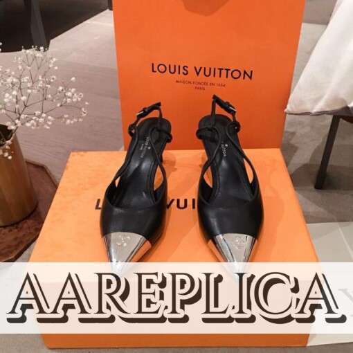 Replica Louis Vuitton Urban Twist Slingback Pump LV 1A5L68 10