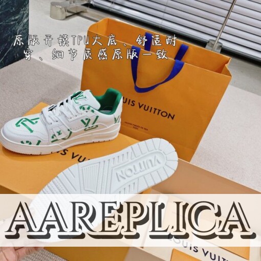 Replica Louis Vuitton LV Trainer Sneaker 1AAGXF 2