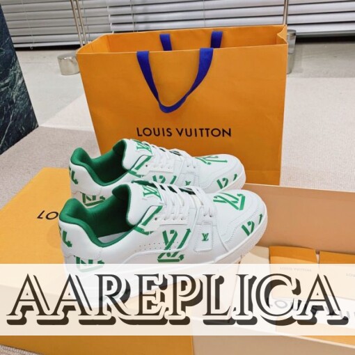 Replica Louis Vuitton LV Trainer Sneaker 1AAGXF 7