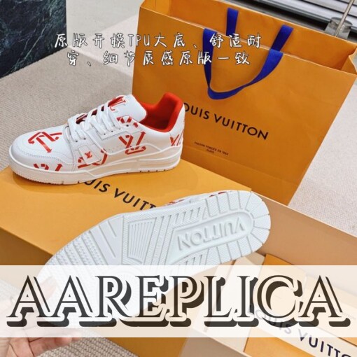 Replica Louis Vuitton LV Trainer Sneaker 1AAGYJ 2