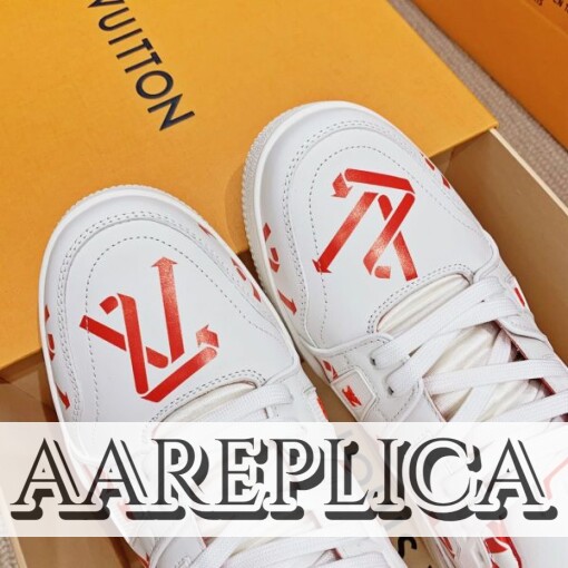 Replica Louis Vuitton LV Trainer Sneaker 1AAGYJ 4