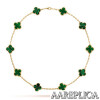 Replica Van Cleef & Arpels Vintage Alhambra Necklace VCARN9T100 4