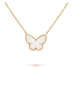 Replica Van Cleef & Arpels Lucky Alhambra butterfly pendant VCARD99500