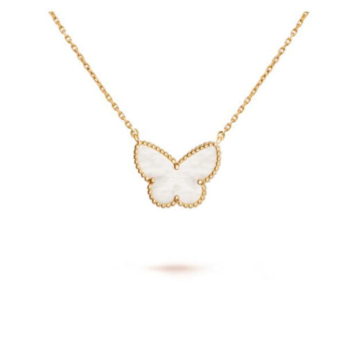 Replica Van Cleef & Arpels Lucky Alhambra butterfly pendant VCARD99500