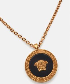 Replica Versace Enamel Medusa Necklace DG17255-DJMR_K41T 2