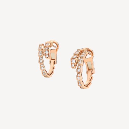 Replica BVLGARI SERPENTI VIPER EARRINGS 358361 2