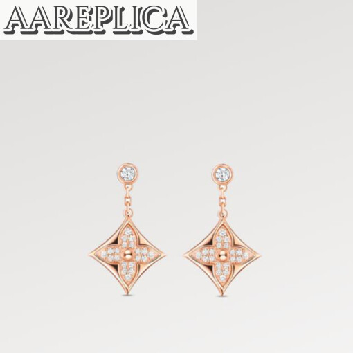 Replica Louis Vuitton COLOR BLOSSOM BB STAR EAR STUDS Q96809