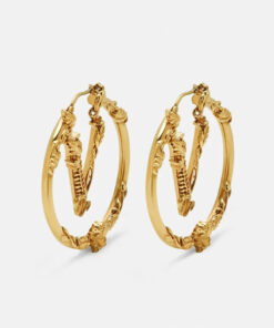 Replica Versace Virtus Hoop Earrings 1001435-1A00620_3J000