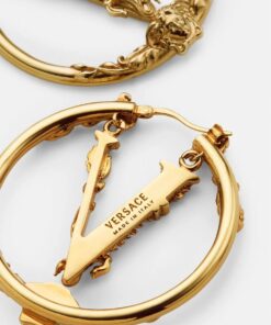 Replica Versace Virtus Hoop Earrings 1001435-1A00620_3J000 2