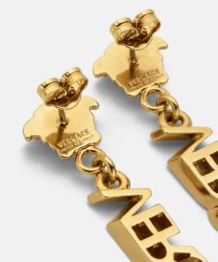 Replica Versace Logo Drop Earrings 1002273-1A00620_3J000 2