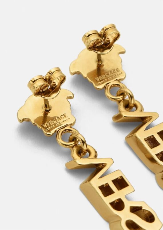 Replica Versace Logo Drop Earrings 1002273-1A00620_3J000 2