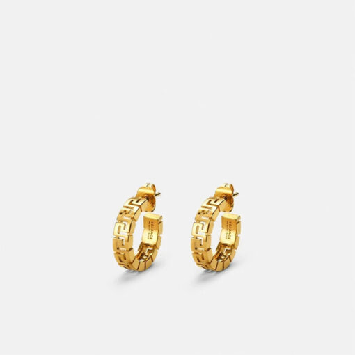 Replica Versace Greca Hoop Earrings DG28199-DJMT_3J000