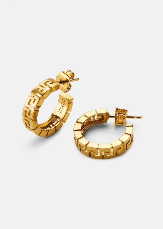 Replica Versace Greca Hoop Earrings DG28199-DJMT_3J000 2