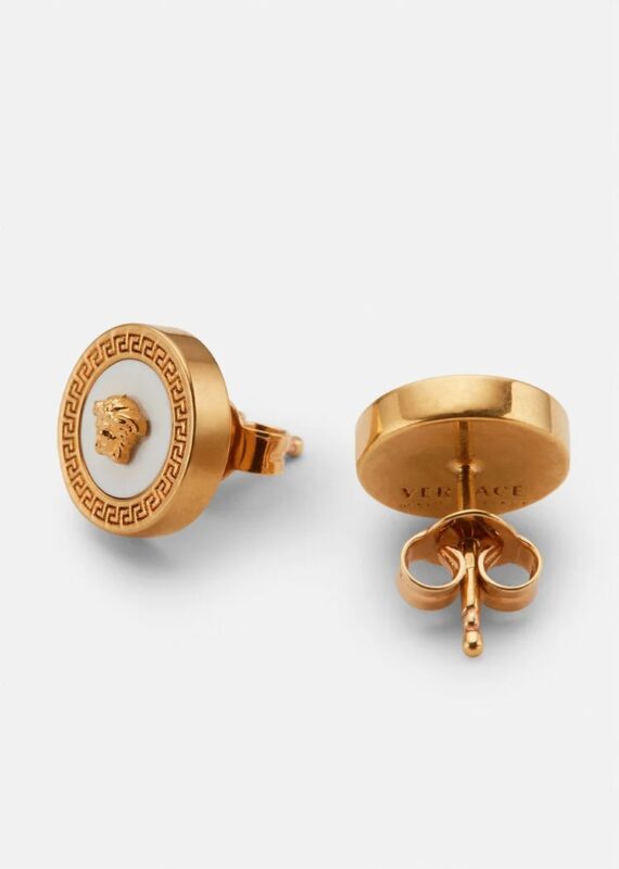 Replica Versace Enamel Medusa Stud Earrings DG27256-DJMR_4J620 2