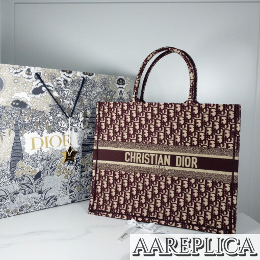 Replica Dior Book Tote M1286ZRIW_M974 8