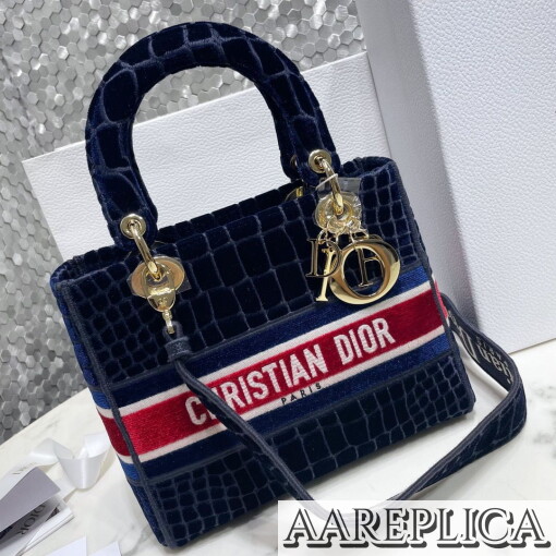 Replica Dior Medium Lady D-Lite Bag M0565OTGU_M928 8