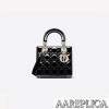 Replica Small Lady Dior Bag M0531NWDD_M900 5