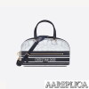 Replica Medium Dior Vibe Zip Bowling Bag M6202ODDV_M933 4